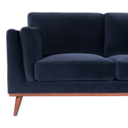 Mickey Sofa – Midnight Blue | 2 Seater