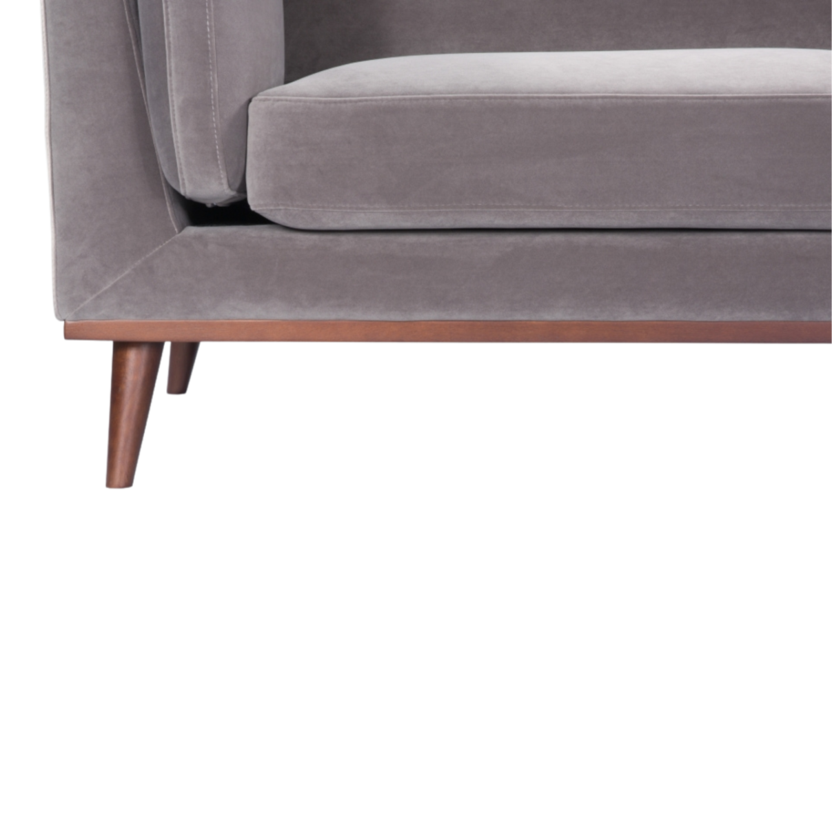 Mickey Sofa – Stone Grey | 3 Seater