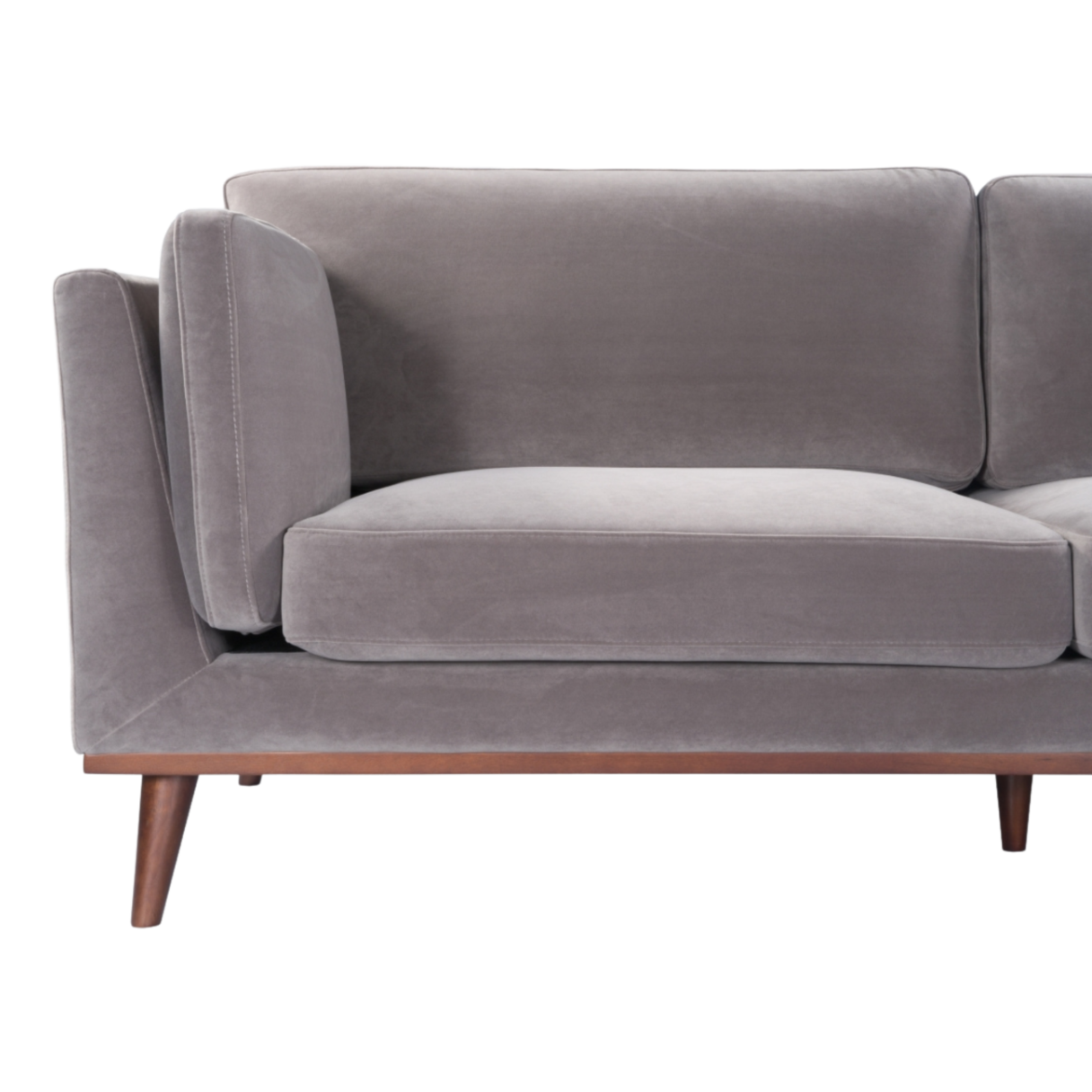 Mickey Sofa – Stone Grey | 3 Seater