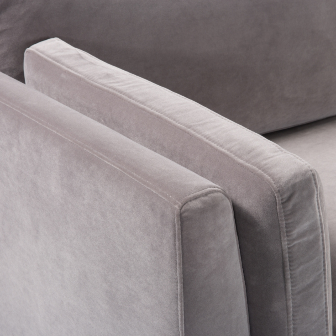 Mickey Sofa – Stone Grey | 3 Seater