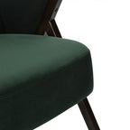 Nico Accent Chair – Velvet | Dark Green
