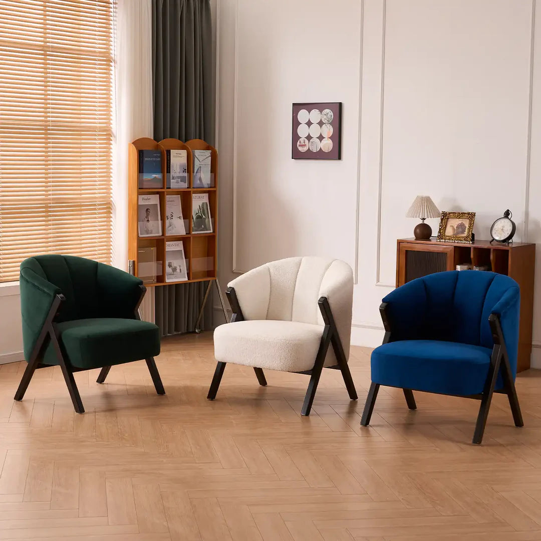 Nico Accent Chair – Velvet | Dark Green