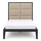 Orchid Bedframe – Wanut | Natural Weave