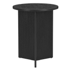 Nova Side Table – Black | Round