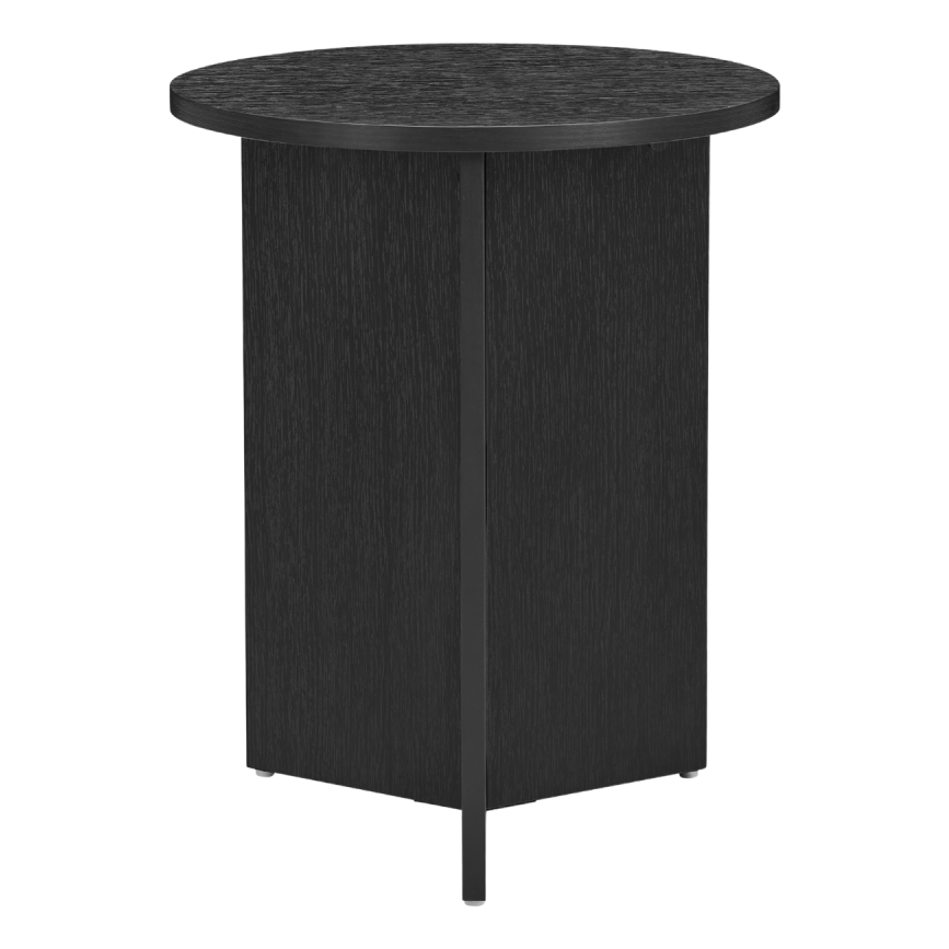 Nova Side Table – Black | Round