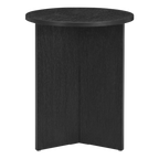 Nova Side Table – Black | Round