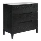 Orchid Chest – Wenge & Marbel | 3 Drawer