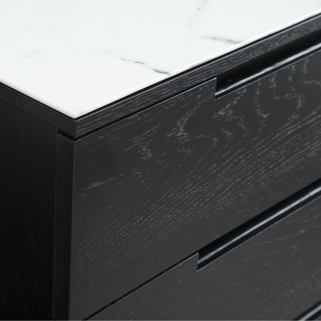 Orchid Chest – Wenge & Marbel | 3 Drawer