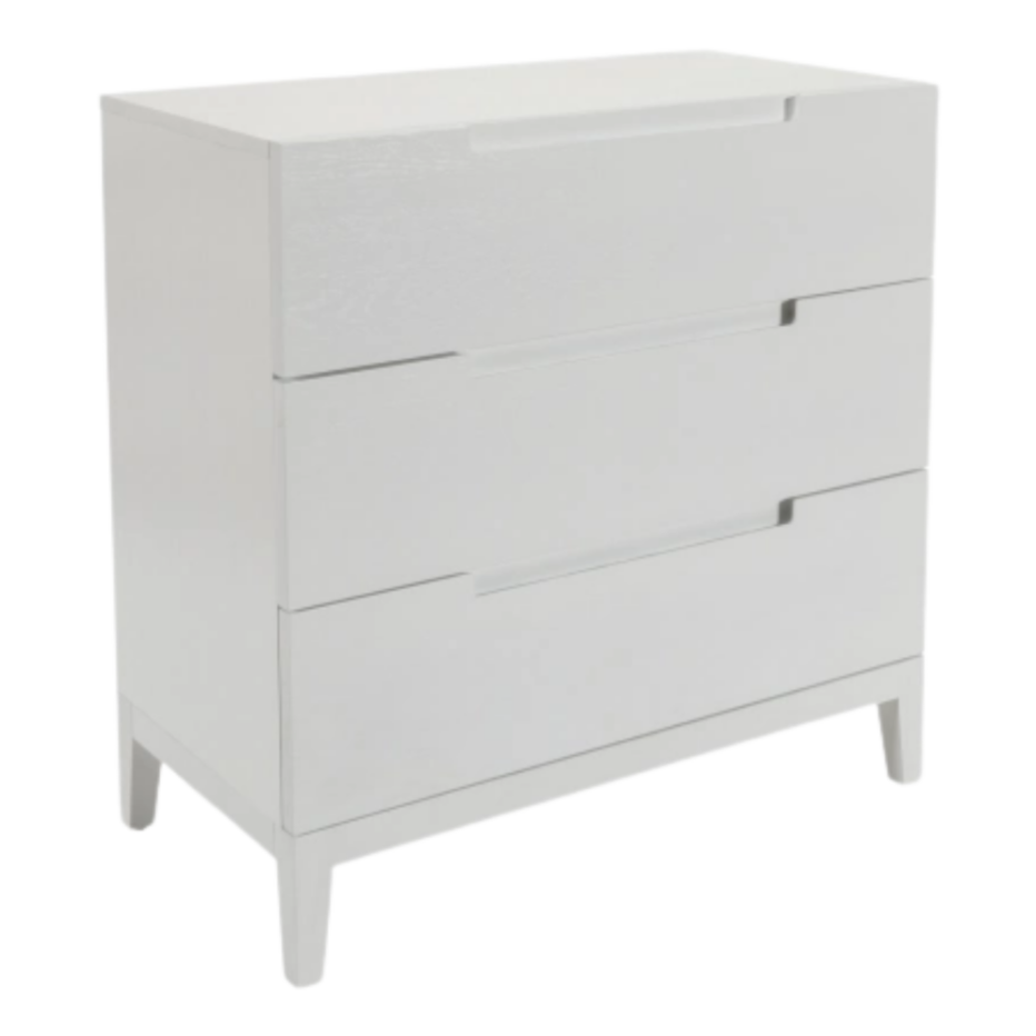 Orchid 3 Drawer Chest – White | 3 Drawer