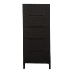 Orchid Narrow Chest – Wenge | 5 Drawer