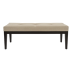Orchid Stool – Wenge | Beige Fabric