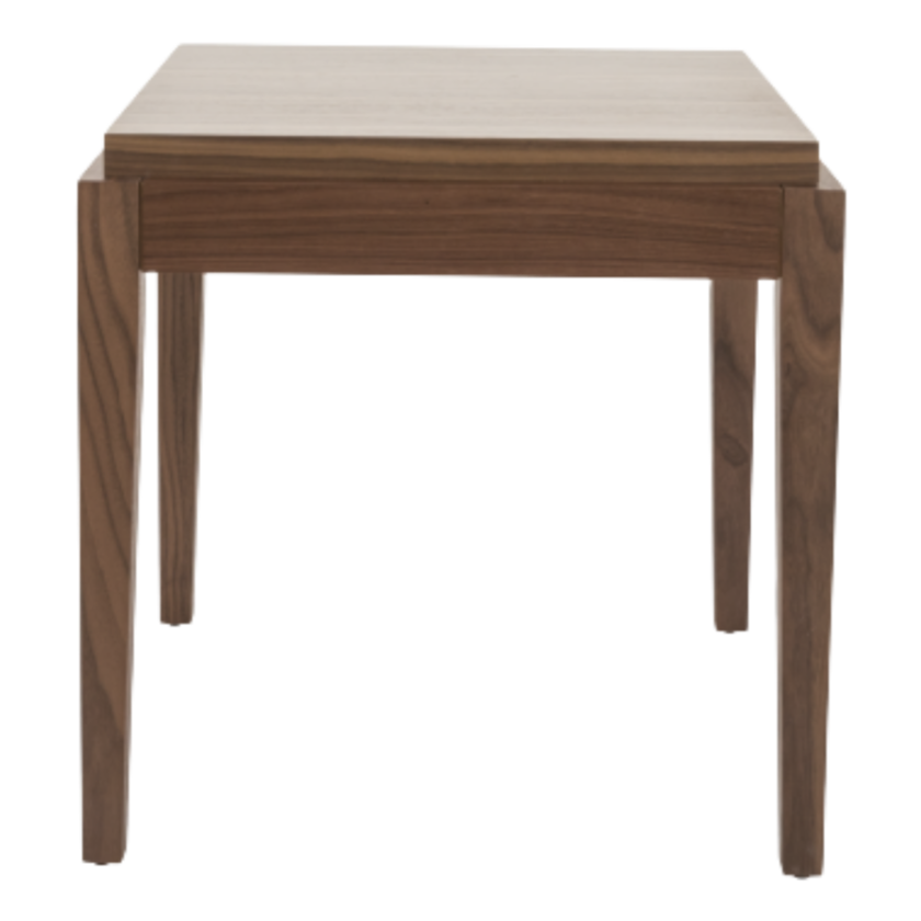 Peony Lamp Table – Walnut | Square