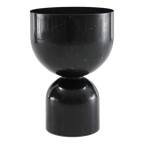 Pepper Lamp Table – Black Marble | Round