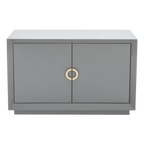 Quartz Sideboard – Smoked Grey | 2 Door