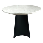 Rosemary Dining Table – White Marble | 6 Seater