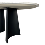 Rosemary Dining Table – White Marble | 6 Seater