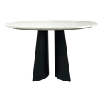 Rosemary Dining Table – White Marble | 4 Seater