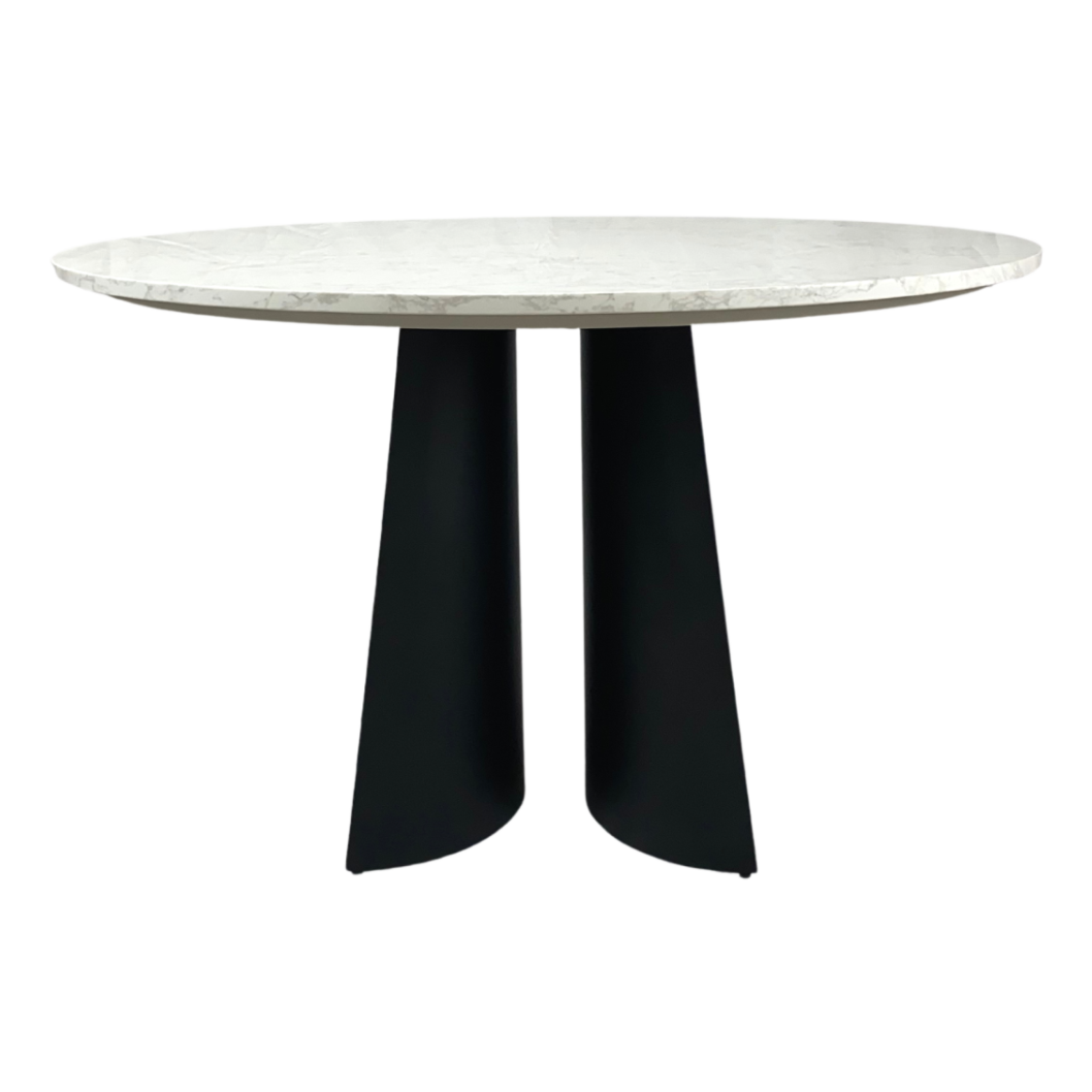 Rosemary Dining Table – White Marble | 4 Seater