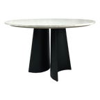 Rosemary Dining Table – White Marble | 4 Seater