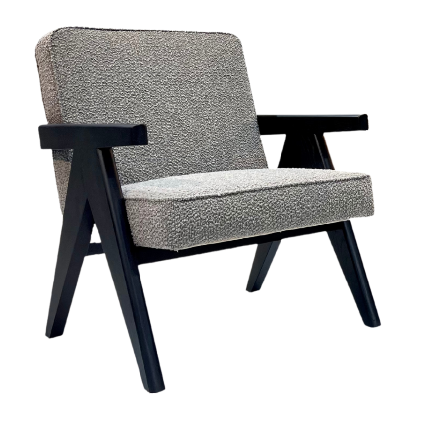 Ross Armchair – Cologne Dove | Boucle