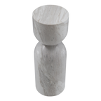 Salt Lamp Table – White Marble | Round