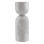 Salt Lamp Table – White Marble | Round