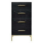 Tulip Tall Boy – Wenge | 4 Drawer