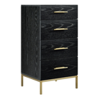 Tulip Tall Boy – Wenge | 4 Drawer
