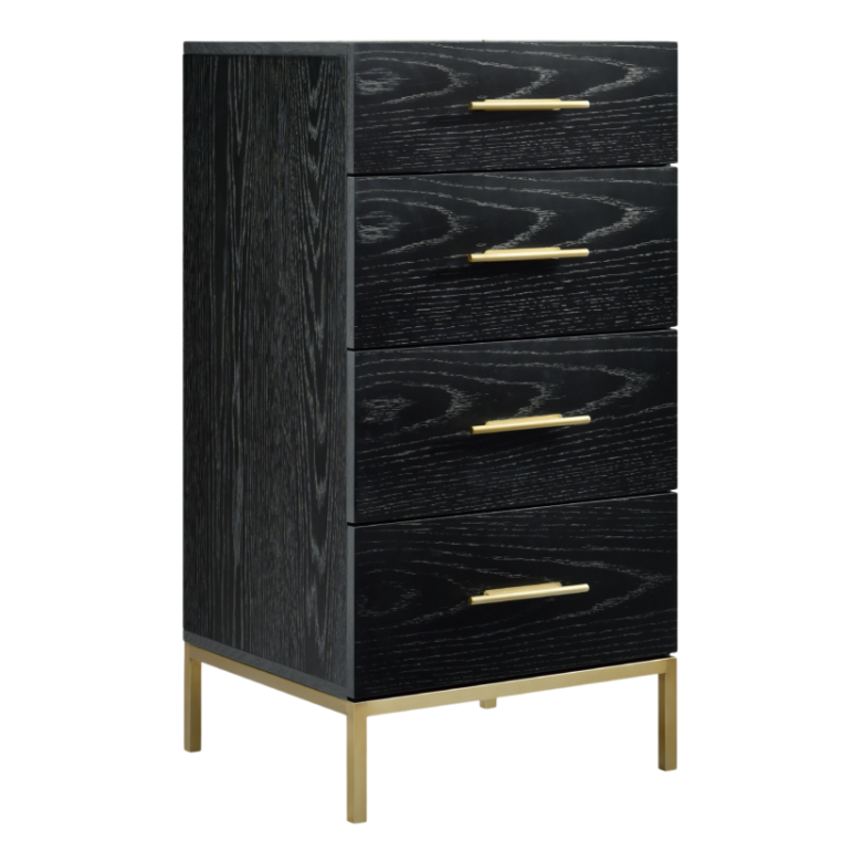 Tulip Tall Boy – Wenge | 4 Drawer