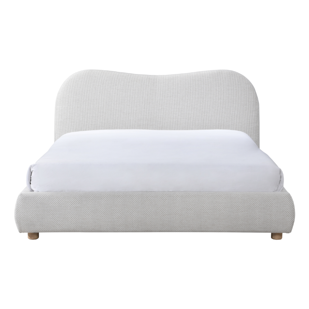 Wave Bedframe – Soft Weave | Natural