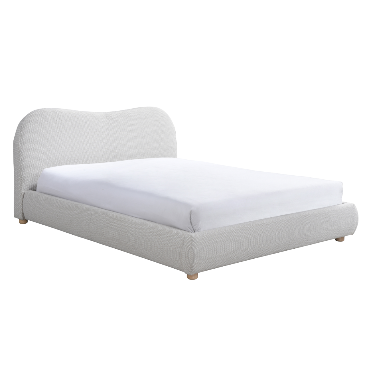 Wave Bedframe – Soft Weave | Natural