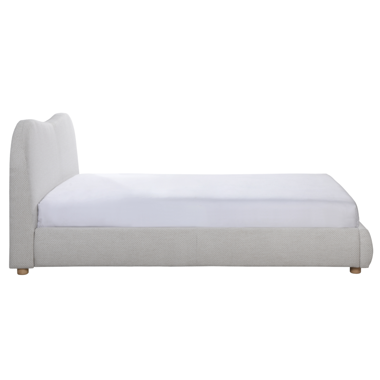 Wave Bedframe – Soft Weave | Natural