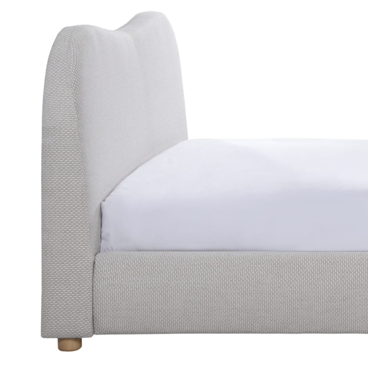 Wave Bedframe – Soft Weave | Natural