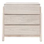 Whisper 3 Drawer Chest – White Oak | 3 Drawer