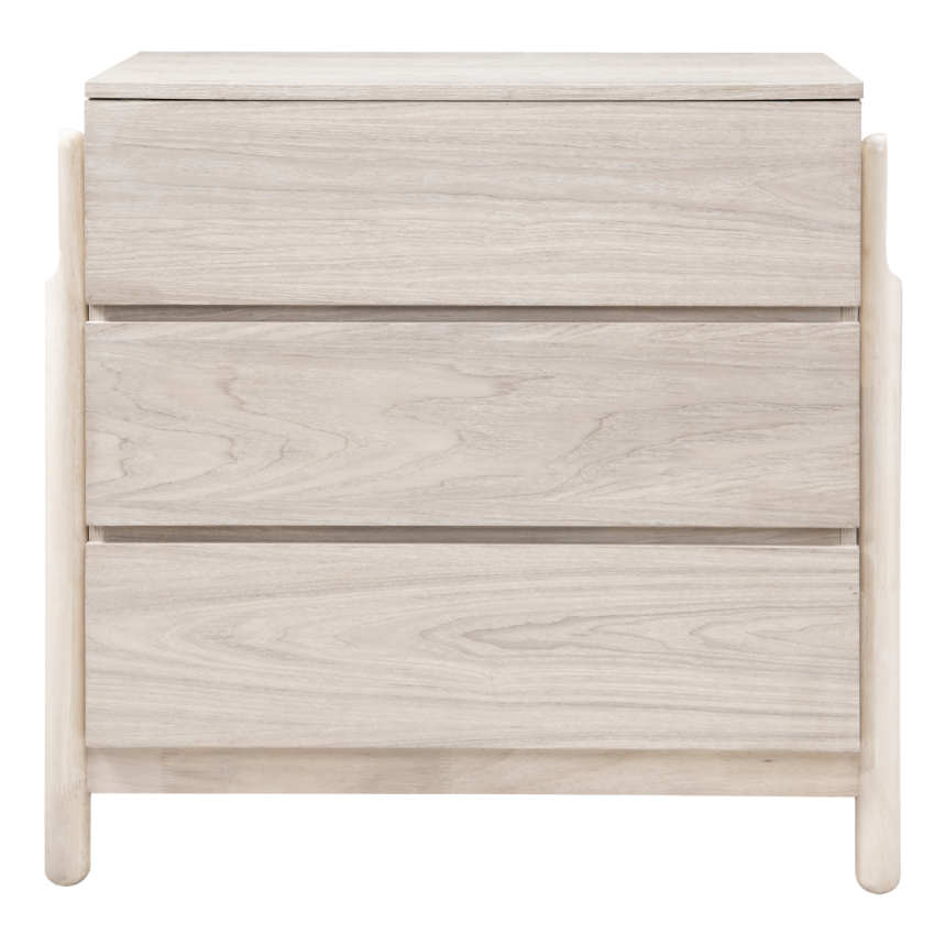 Whisper 3 Drawer Chest – White Oak | 3 Drawer
