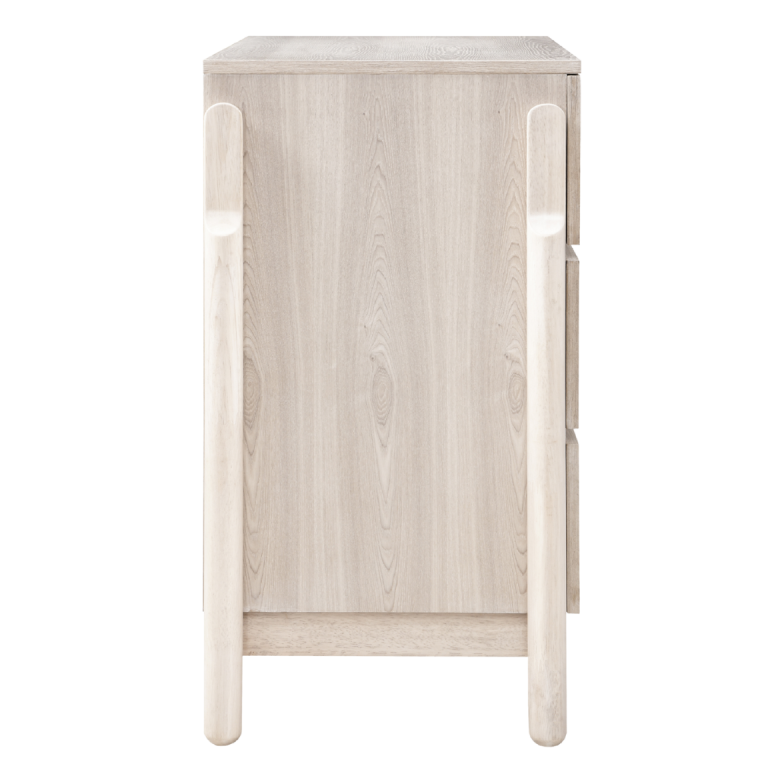 Whisper 3 Drawer Chest – White Oak | 3 Drawer