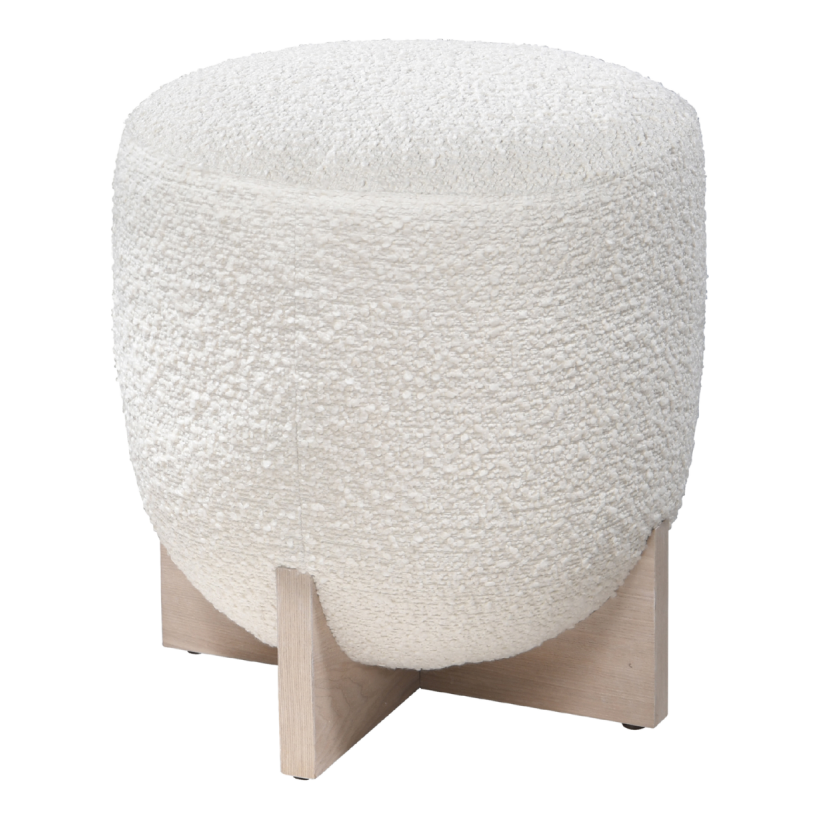 Whisper Stool – Ivory | Boucle