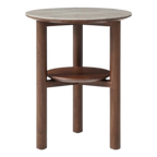 Willow Lamp Table – Timber Tobacco | Round