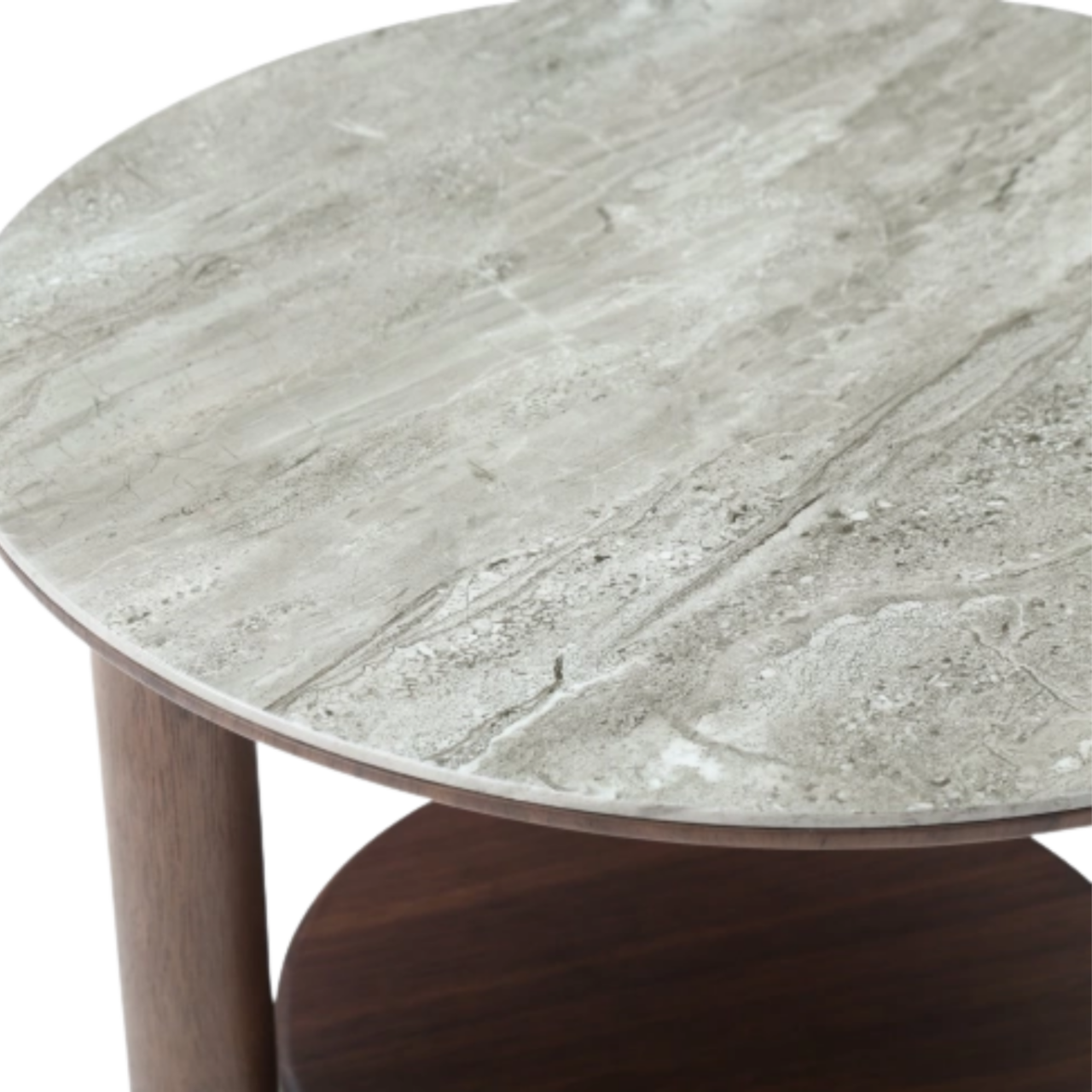 Willow Lamp Table – Timber Tobacco | Round