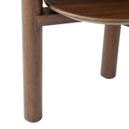Willow Lamp Table – Timber Tobacco | Round