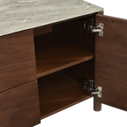 Willow TV Unit – Timber Tobacco | 4 Drawer